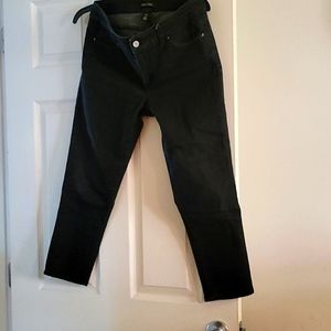 Black crop jeans 22 in inseam